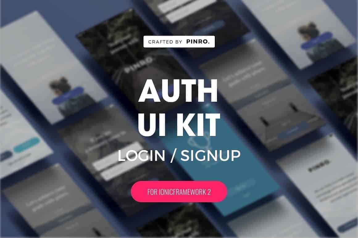 Auth UI Kit – Ionic 2 Theme