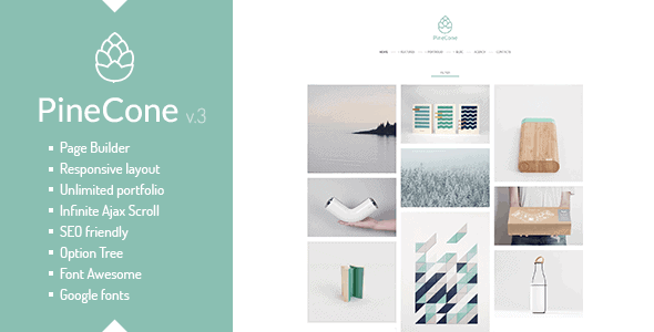 PineCone – Creative Portfolio and Blog for Agency