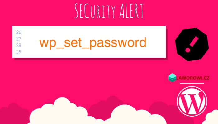 wp_set_password