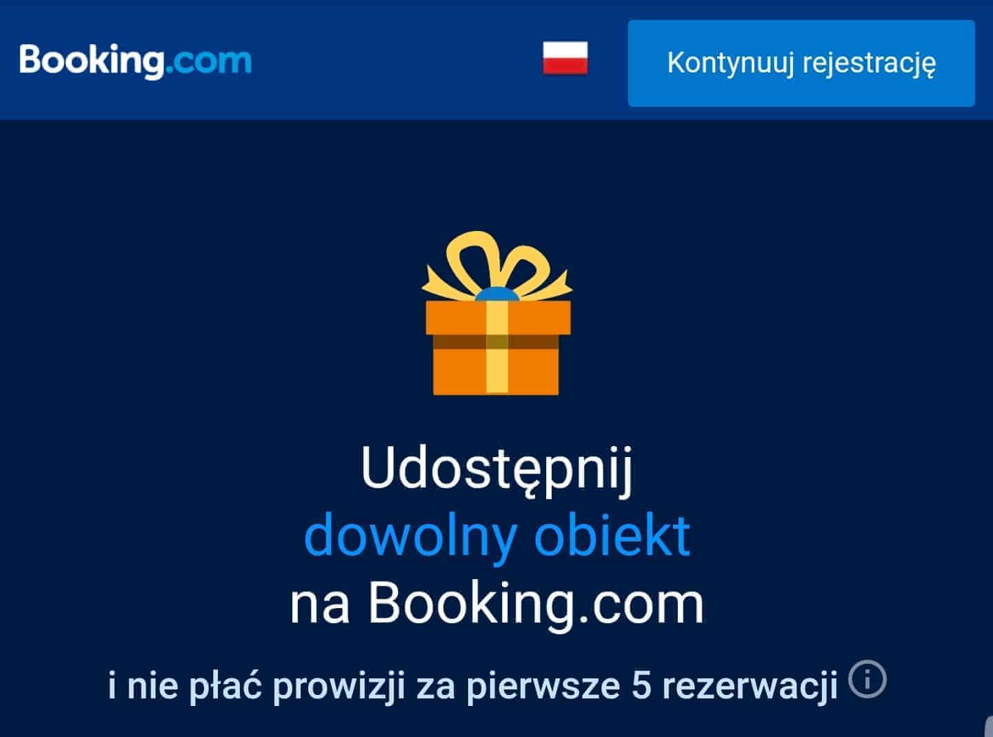 Booking.com dodaj obiekt