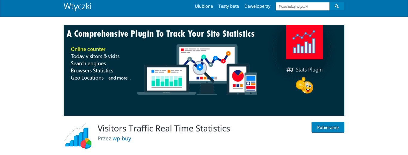 Visitors Traffic Real Time Statistics