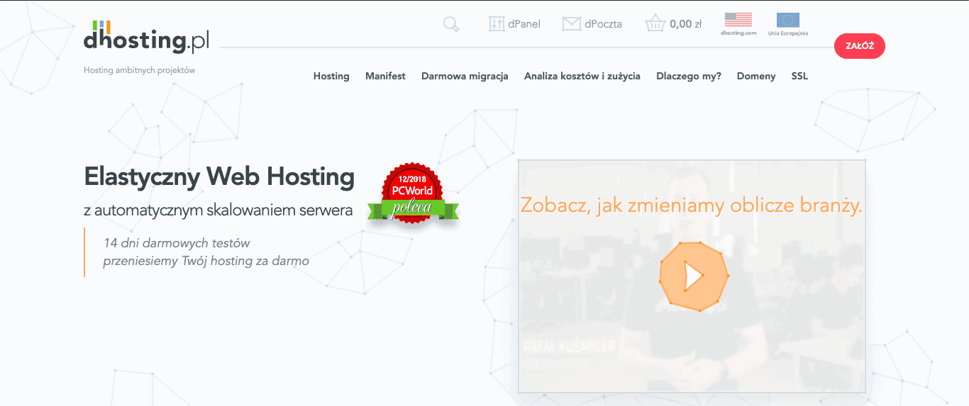 dHosting najlepszy hosting dla firm