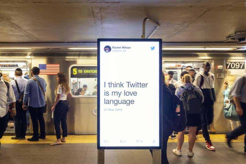 Twitter w metrze