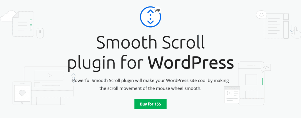 Smooth Scroll WordPress wtyczka Płynne przewijanie