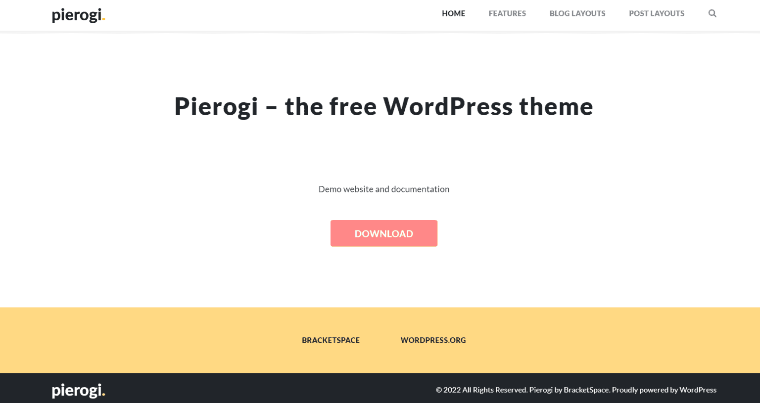 Pierogi Wordpress