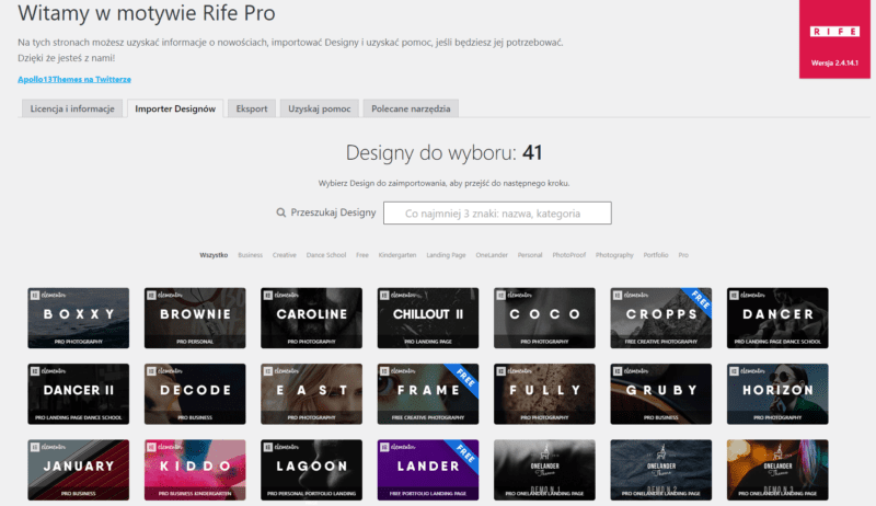 Rife Pro Import Designow