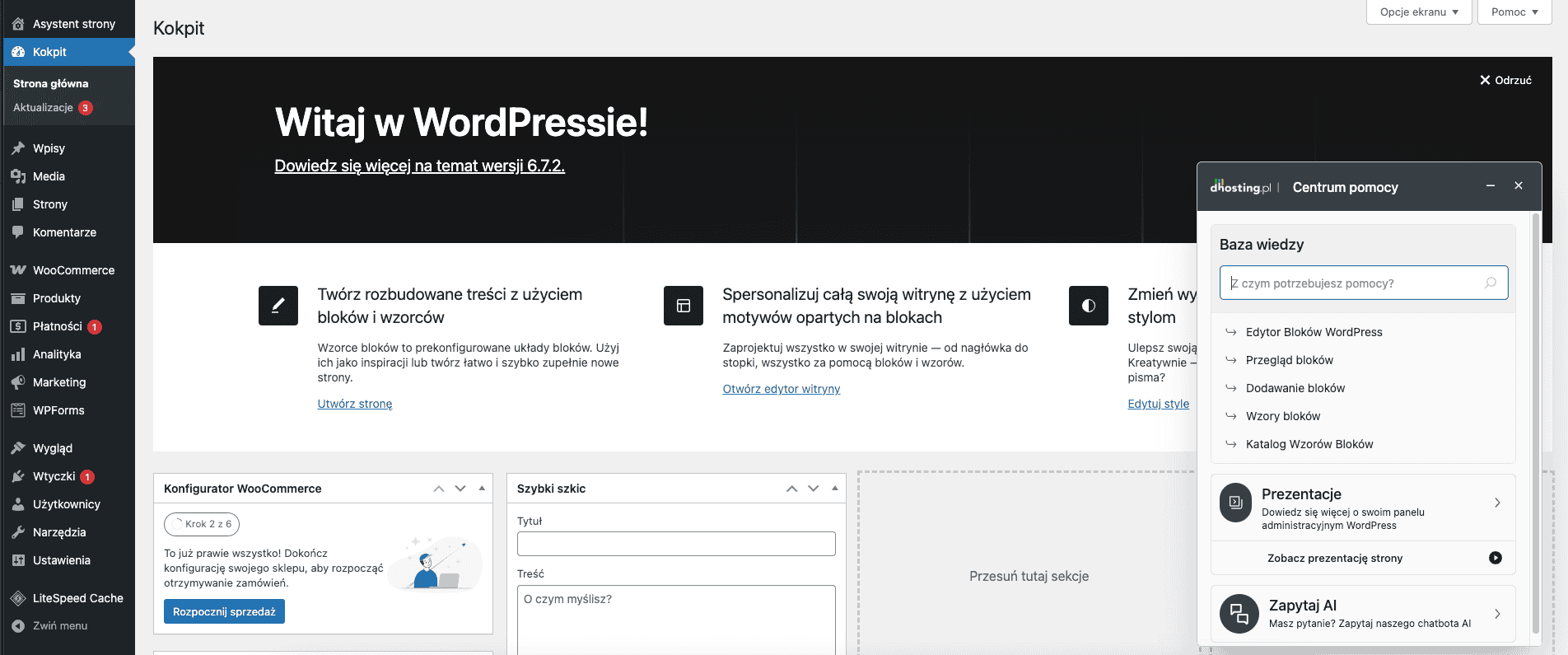 Asystent Ai I Chatbot W Kokpicie WordPress