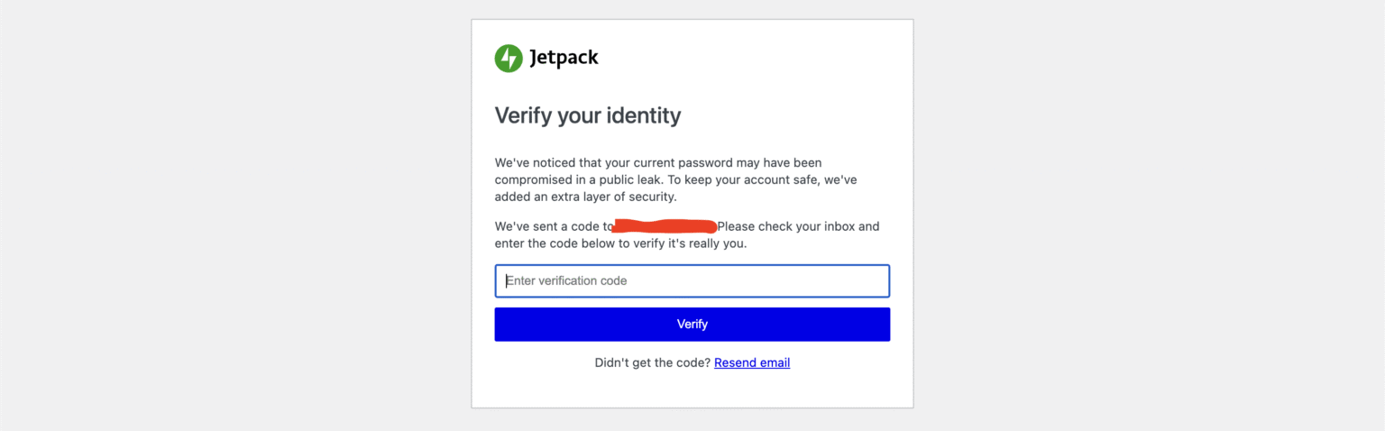 Jetpack Two Factor Authentyficator