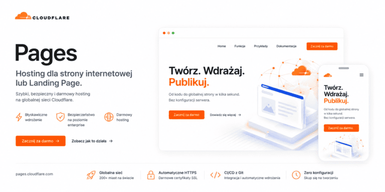 Cloudflare Pages Darmowy Hosting Serwer Na Strone Internetowa