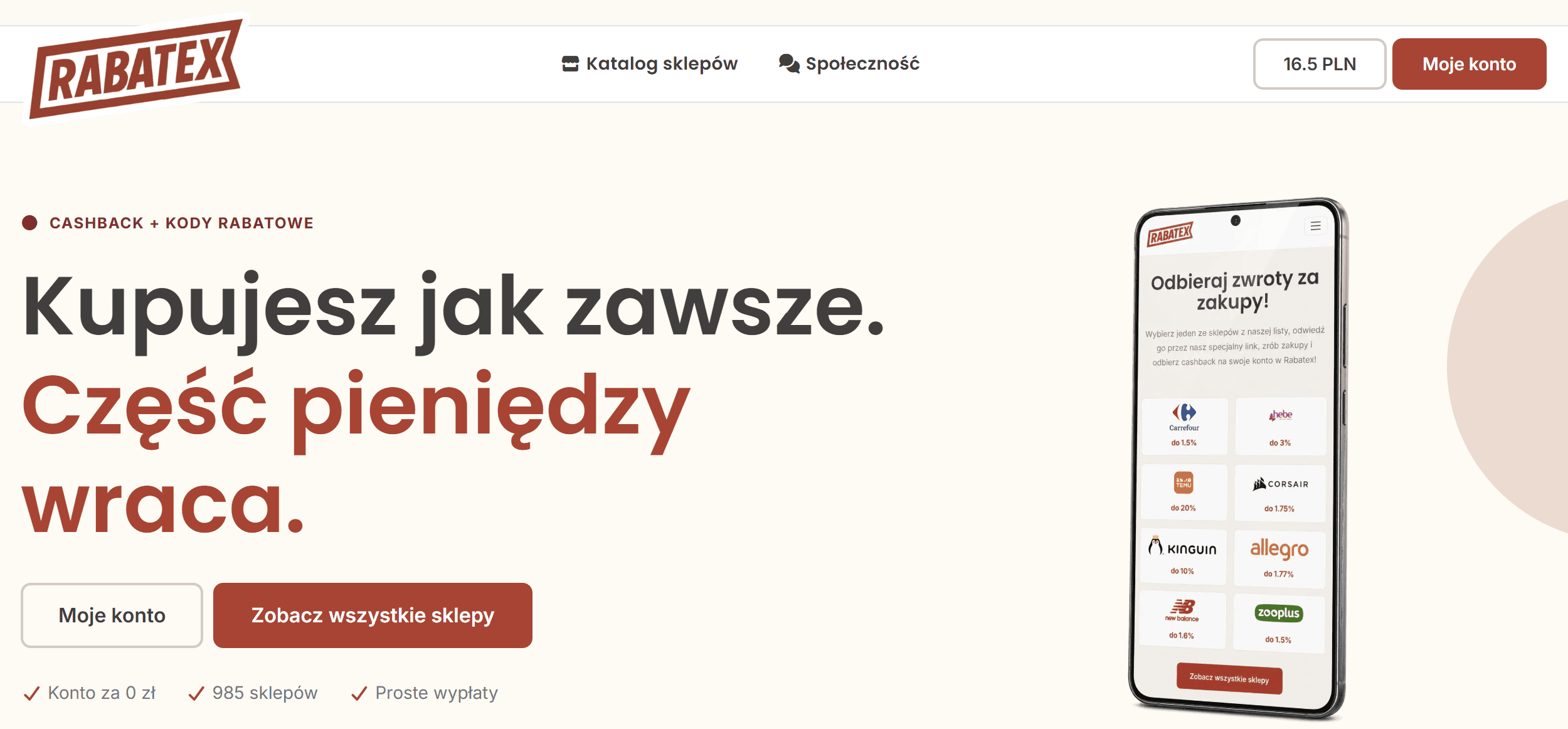 Rabatex Cashback