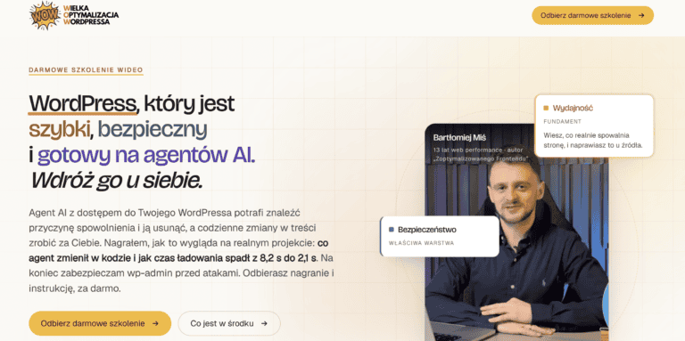 Wielka Optymalizacja Wordpressa